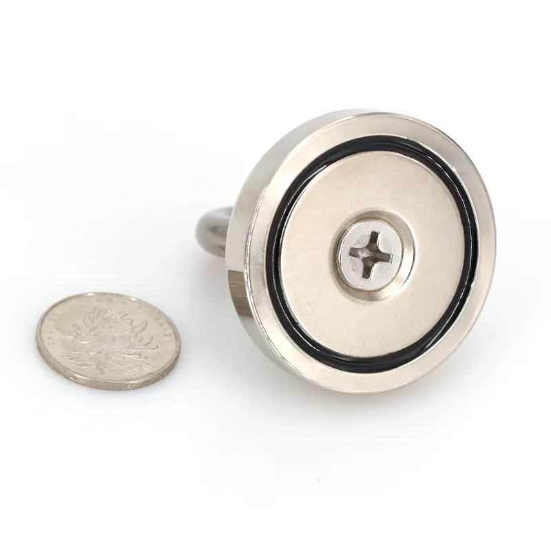 Wiederherstellung suche D48mm Neodym Topf Angel magnet mit Edelstahl haken