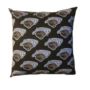 Mejor precio Fabricación de doble cara Nuevo tipo Throw Pillow NFL Jacksonville Jaguars Throw Pillow Decoración cubierta