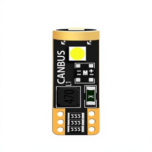 หลอดไฟ LED T10 W5W สำหรับภายในรถยนต์ 12V CANBUS ไฟส่องป้ายทะเบียนรถยนต์ 7020 10SMD ใช้แทนกันได้ทั่วไป - Product Image 3
