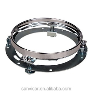 Accesorios para Automóviles de 7 Pulgadas, Anillo Redondo para Faros Delanteros, Soporte de Montaje, Bombilla de Proyector, Cubierta Decorativa para Piezas de Harley Davidson - Product Image 4