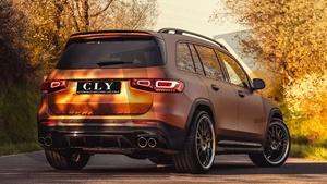 Diffuseur de voiture CLY pour Benz <span class=keywords><strong>Classe</strong></span> <span class=keywords><strong>GLB</strong></span> W247 X247 GLB180 GLB200 SUV, mise à niveau GLB45 AMG, diffuseur arrière, tuyau d'échappement, embouts de lèvre arrière - Product Image 6