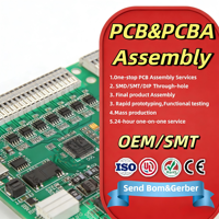 Fabricación de PCB de Aluminio Personalizadas, Placa de Alimentación PCBA, Ensamblaje de PCB Profesional OEM, Certificación ISO9001, Marca YuBo