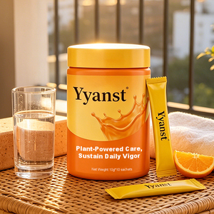 OEM Venta al por Mayor a Granel, Bebida Energética Instantánea en Polvo para el Cuidado Diario y Vigor Sostenible, a Base de Plantas, 10g*10 Sobres Individuales, Tarro de Plástico Naranja - Product Image 6