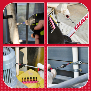 Công Nghiệp 1/4 Inch Hex Shank Từ Tuốc Nơ Vít Bit Thiết Lập Cơ Sở Mềm 50Mm Carabiner Khóa Cho Dễ Dàng Mang Theo Torx Tuốc Nơ Vít Bit - Product Image 5