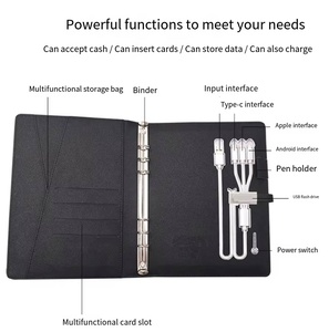 Hot-bán A5 sạc không dây máy tính xách tay với USB Bút ánh sáng lên Logo - Product Image 6