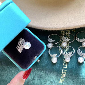 Support d'accessoire pour bague DIY en argent S925, rond 8-11mm, 10042, pour base vide de cache-cernes et perles en vrac - Product Image 5