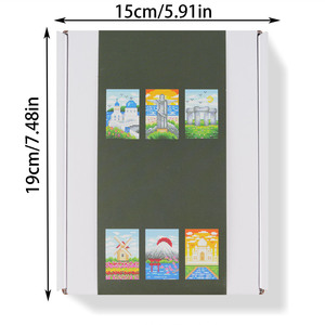 Ventes directes d'usine Mini diamant peinture château paysage diamant peinture enfants débutant maison Festival cadeaux - Product Image 1