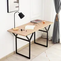 उच्च गुणवत्ता घर कार्यालय कंप्यूटर टेबल आधुनिक MDF शीर्ष स्टूडियो डेस्क धातु फ्रेम अध्ययन डेस्क