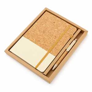 Promotional A5 Stationery Set <b>Note</b> <b>Book</b> Pen Cork Notebook for Business - Product Image 5