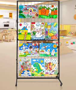 Estantes de Exhibición Plegables Verticales para el Hogar, Supermercado, Juguetes, Ropa, Ganchos de Almacenamiento, Estantes de Exhibición de Pared - Product Image 6