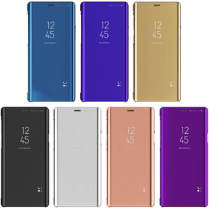 Funda Inteligente de Lujo con Espejo para <span class=keywords><strong>Samsung</strong></span> Galaxy S26 S25 S24 Ultra, Funda de Cuero Transparente con Soporte - Product Image 2