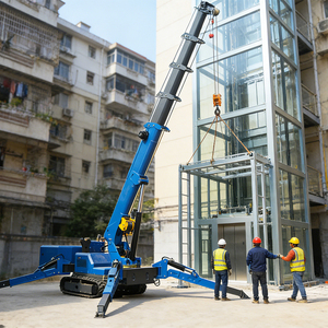 Grúa Araña Móvil Eléctrica/Diésel de 3, 5 y 8 Toneladas con Canasta para Servicio de Instalación Industrial Eficiente - Product Image 2