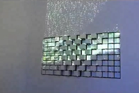 Mur magique mur cinétique led mur d'écran cinétique led