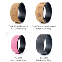 Roue de yoga personnalisable en caoutchouc TPE ABS écologique de qualité supérieure avec coussin épais pour usage commercial