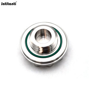 Jntitanti fabrika yüksek kalite titanyum motor yağı kapağı depo kapağı doğal renk yeni durum Honda yarış arabası için Fit - Product Image 3