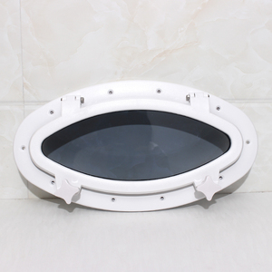 Marine Thuyền Du Thuyền RV Hình Bầu Dục Porthole ABS Nhựa Oval Hatches Port Lights Thay Thế Cửa Sổ Cảng Lỗ Mở Portl - Product Image 2