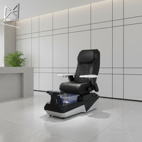 Fauteuil de pédicure haut de gamme Canboth avec base en fibre de verre, spa électrique multifonctionnel pour les pieds, jet sans tuyau, pour salon de manucure