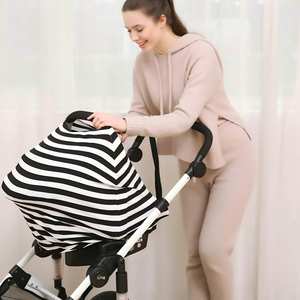 Fundas de Asiento de Coche Elásticas para Bebés, Cubierta para Capota de Cochecito, Cubiertas Multiusos para Lactancia - Product Image 4