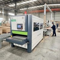 Machine à poncer et polir le bois massif et le contreplaqué MDF avec fonction de ponçage à brosse pour la fabrication de meubles en panneaux