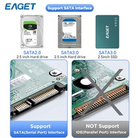 Boîtier EAGET E15-5 SATA 2,5 pouces OEM en gros USB 3.0 sans outil pour disque dur SSD 2,5 pouces pour ordinateur portable PC