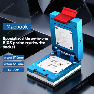 WSON8 QFN8 DFN8 MLF8 iPhone T2 <span class=keywords><strong>ROM</strong></span> 3 en 1 Zócalo Metálico de Lectura/Escritura 8X6 6X5 mm - Product Image 2