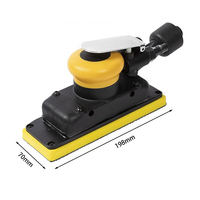 Lijadora orbital excéntrica neumática de velocidad variable BF 12000 RPM con accesorio de gancho y bucle, disco de 70x198mm (1.26 pulgadas)