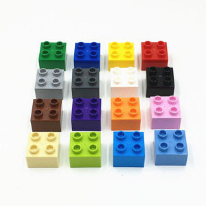 Bloques de Construcción Educativos DIY DUPLO D2x2 de Plástico ABS, Color Personalizado, Certificación ASTM/EN71, Paquete a Granel, Edades 3+, Venta al Por Mayor BLOCKMOC - Product Image 3