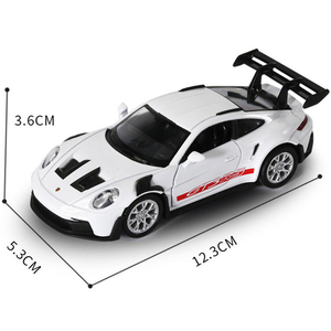 Modellino Auto Sportiva in Scala 1:36 in Lega Pressofusa, Stile GT, con Funzione Pull-Back e Portiere Apribili - Product Image 2