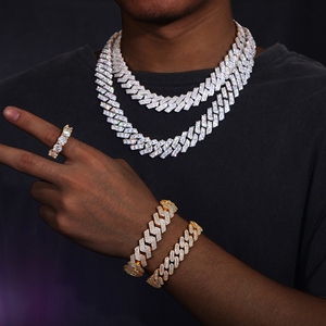 <span class=keywords><strong>Collar</strong></span> de <span class=keywords><strong>Estilo</strong></span> Clásico Europeo y Americano de Alta Calidad, Cadena Cubana de Diamantes de 16 mm, <span class=keywords><strong>Collar</strong></span> de Joyería para Raperos con <span class=keywords><strong>Estilo</strong></span> Hiphop - Product Image 5