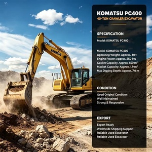 รถขุดโคมัตสึ PC400 มือสอง 40 ตัน ของแท้จากญี่ปุ่น สภาพดี รถขุดตีนตะขาบมือสองในเซี่ยงไฮ้ - Product Image 1