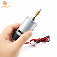 Moteur CC à aimant permanent brossé RS-555 6V 12V 18V 24V 4-30W haute vitesse 15000 tr/min pour outils électriques et automatisation industrielle