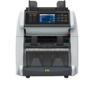 Dois Pocket Currency Counter Bill Counting Machine Bank Note CIS Sorter e Bill Counter para escritório do banco