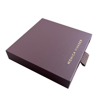 Boîte cadeau en papier pour bijoux, écologique, avec logo personnalisé en relief, recyclable, faite à la main, pliable, rigide, pour collier, bracelet, bagues