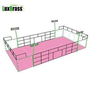 สนามแพดเดิลเทนนิสกลางแจ้งรุ่นใหม่ กระจกกันระเบิด ขนาด 10*20 เมตร สนามพาโนรามา ผลิตจากโรงงาน - Product Image 6