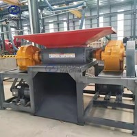 Industriële Dubbele As Houtafval Shredder Kokosnoot Shredder Machine Olijven Breekmachine