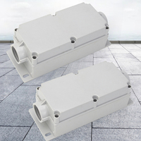 Boîtier de jonction électrique étanche IP65 YiKu en plastique pour câblage extérieur et projets d'instruments électroniques