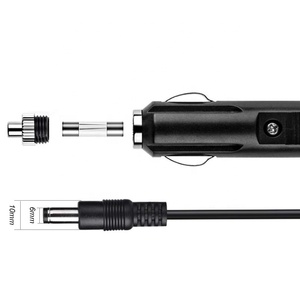 Enchufe para encendedor de cigarrillos Cargador de coche para encendedor de cigarrillos de 12V con interruptor de luz LED Conectores de CC - Product Image 4