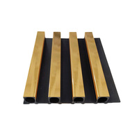 Panneau mural décoratif en PVC marbré brillant doré, 3 mm, revêtement UV, pour revêtement mural intérieur de luxe, design graphique