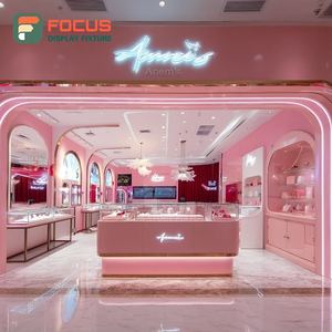 Muebles Minimalistas para Joyería, Mostrador de Exhibición para Tienda de Marca con Superficie Pulida - Product Image 4