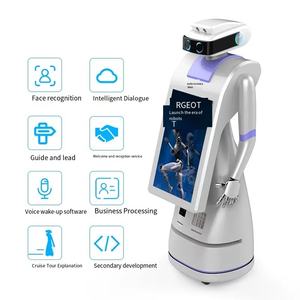 Robot Inteligente de Recepción y Guía, Asistente de Compras con Diálogo por Voz en Chino e Inglés - Product Image 3