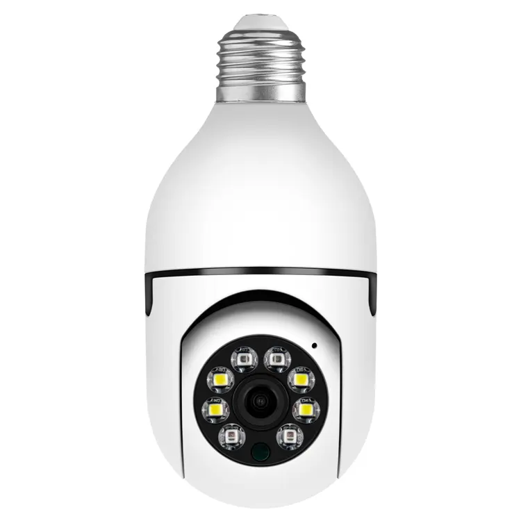 Wifi Ptz Camera Light Bulb1080P Indoor E27 Holder Surveillance Ip Network Bombillo Foco Night Vision mini bulb 360 Cctv Camara