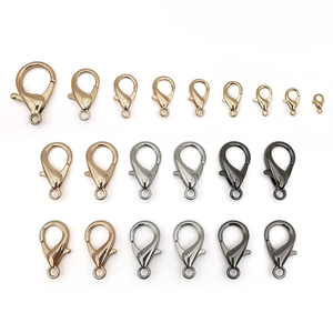 Bricolage en gros couleur originale métal homard <span class=keywords><strong>griffe</strong></span> boucle porte-clés accessoires 1000 sacs 34mm décoration alliage de zinc homard boucle - Product Image 5