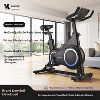 Intelligentes Riemenantrieb-Spinningrad aus Stahl mit Magnetsteuerung für Zuhause, Ultra-Leises Indoor-Fitnessgerät Modell YC-700 mit Lithium-Batterie