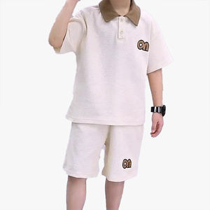 Conjunto de Polo para Niños, Nuevo Conjunto de Verano para Niños Pequeños y Medianos, Camiseta de Manga Corta y Pantalones Cortos, Ropa Deportiva Informal - Product Image 1