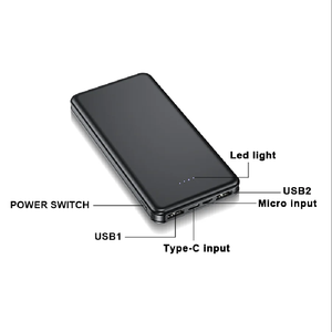 Prix bon marché double sortie usb 10000mAh powerbank universel <span class=keywords><strong>chargeur</strong></span> de <span class=keywords><strong>batterie</strong></span> extérieur portable 10w banques d'alimentation 10000mah - Product Image 3
