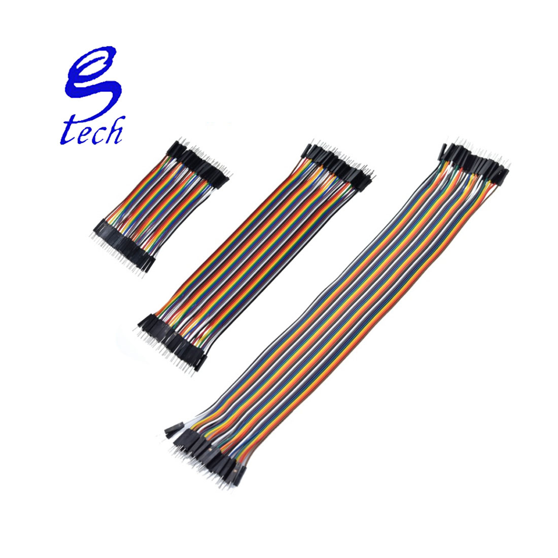 Перемычка Dupont Line 10 см/20 см/30 см «штырь-штырь»/«штырь-гнездо»/«гнездо-гнездо» кабель Dupont