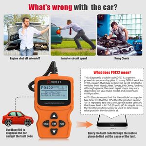 Vident ieasy200 OBDII/EOBD + Có thể đọc mã cho xe kiểm tra ánh sáng động cơ xe chẩn đoán quét công cụ - Product Image 5