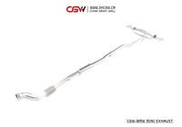 Système d'échappement silencieux en acier inoxydable 304 ou en titane, pour BMW Mini R60, 1.6, adapté au client, modèle 2010