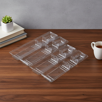 Boîtes de transport pour plantes en PET transparent rectangulaires de 0,3 mm d'épaisseur