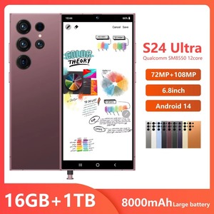 Téléphones <span class=keywords><strong>mobiles</strong></span> Shenzhen 16+1TB S24 Ultra Smartphone 7,3 pouces Téléphone à charge rapide Déverrouillage S-Pen 5G WIFI - Product Image 5